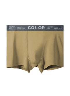 Generic Mens Pure Cotton Breathable Mid-waist Simple Comfortable Boxer Shorts 50-pack Tree Green  - Image 4