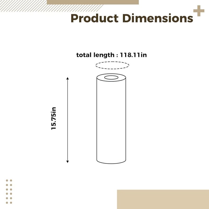 ورق حائط ذاتي اللصق بتصميم حبيبات خشب البتولا، مقاوم للماء، مقاس 1.3 × 9.8 قدم للطاولة والخزائن - Image 5