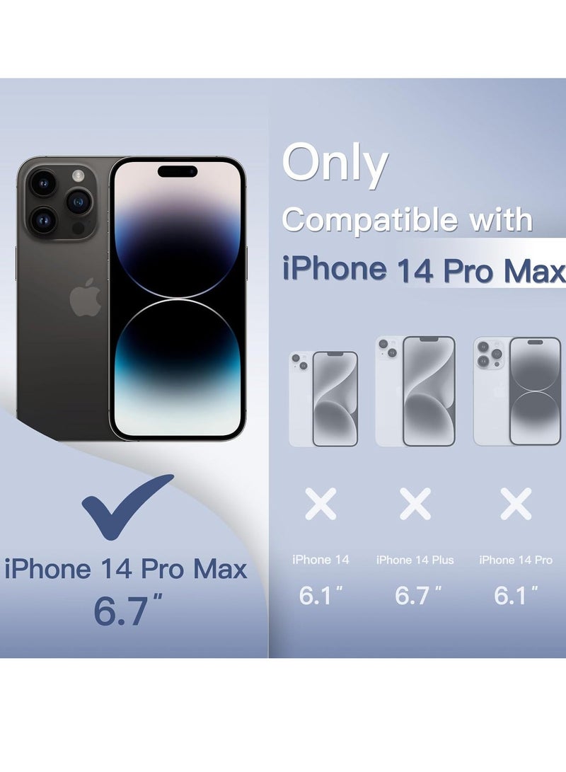 MUNTAQI Ultra Slim (0.35mm Thin) Case for iPhone 14 Pro Max 6.7-Inch, Camera Lens Cover Full Protection, Lightweight Matte Finish PP Hard Minimalist Case, Support Wireless Charging (Black) - Image 2