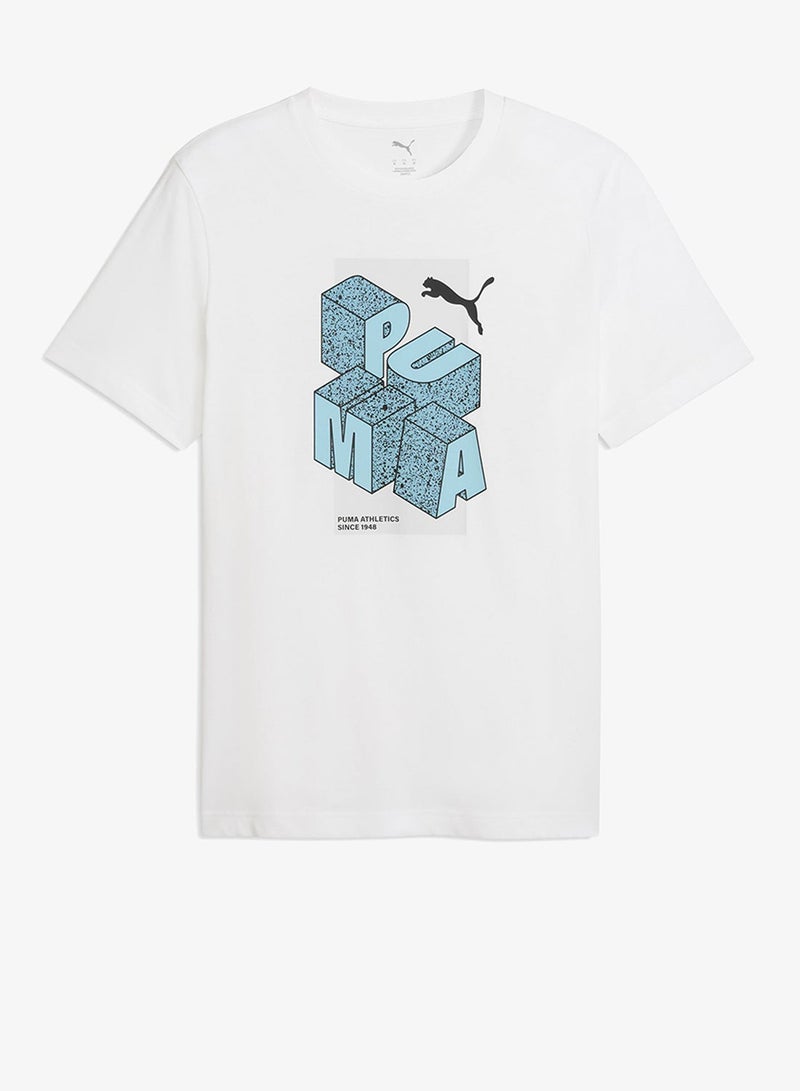 PUMA Graphic Logo T-Shirt - Image 4