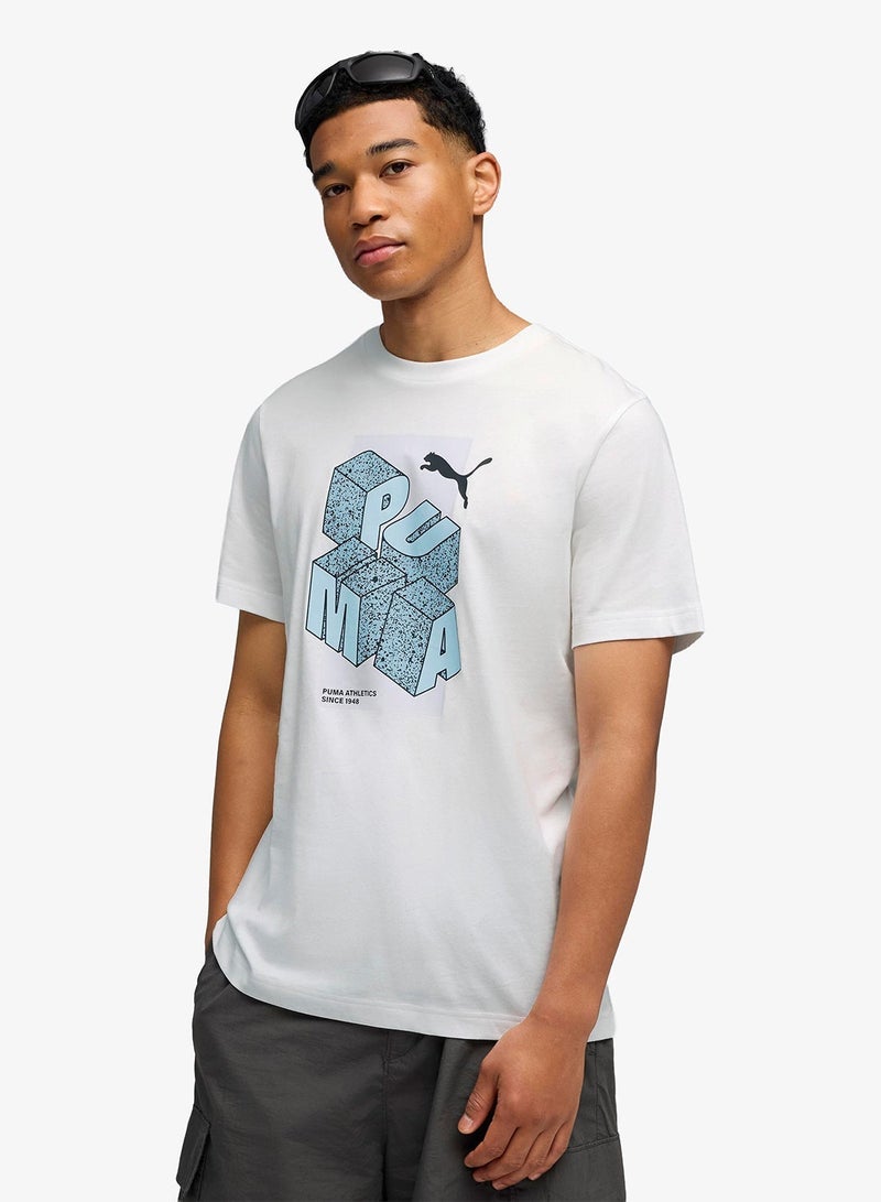 PUMA Graphic Logo T-Shirt - Image 1