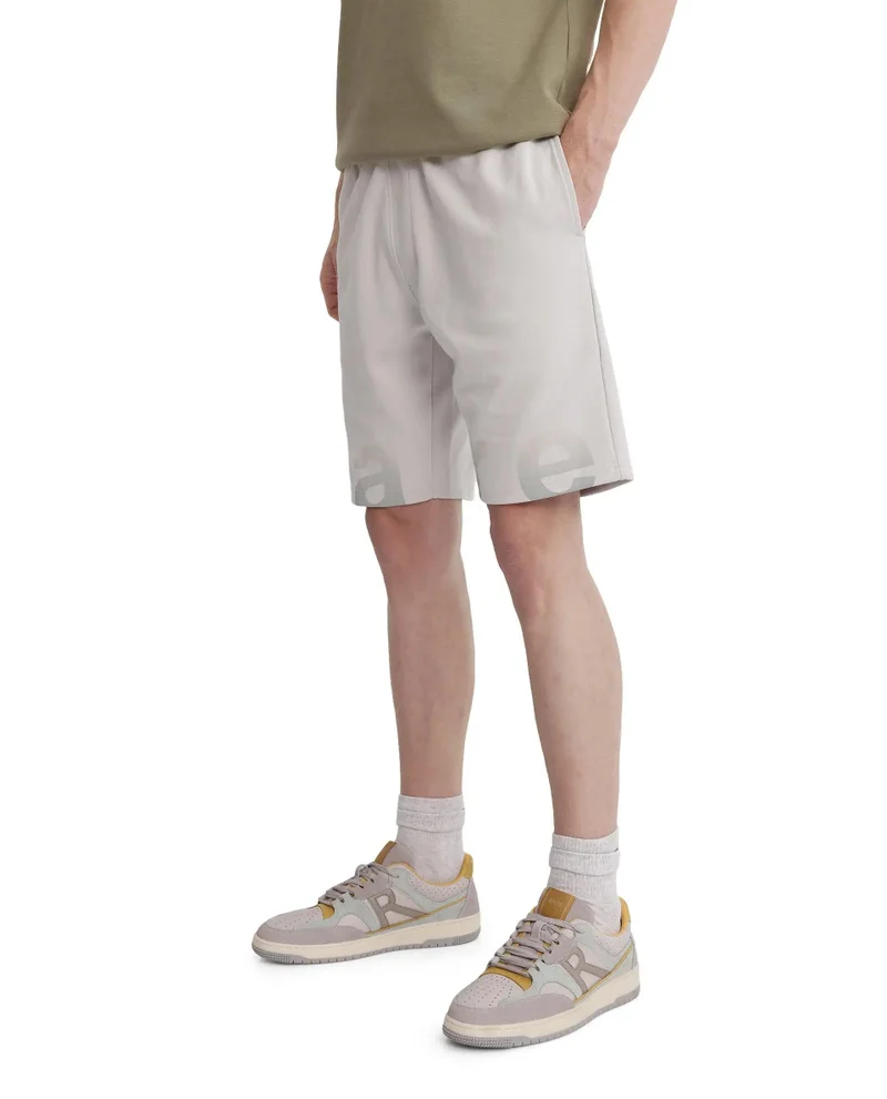 Rare Rabbit Men's Typography Print Drawstring Shorts