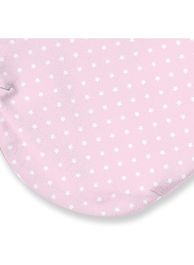 SwaddleMe Original Swaddle â€“ Size Small, 0-3 Months, 2-Pack (Pink Polka Whale) - Image 5