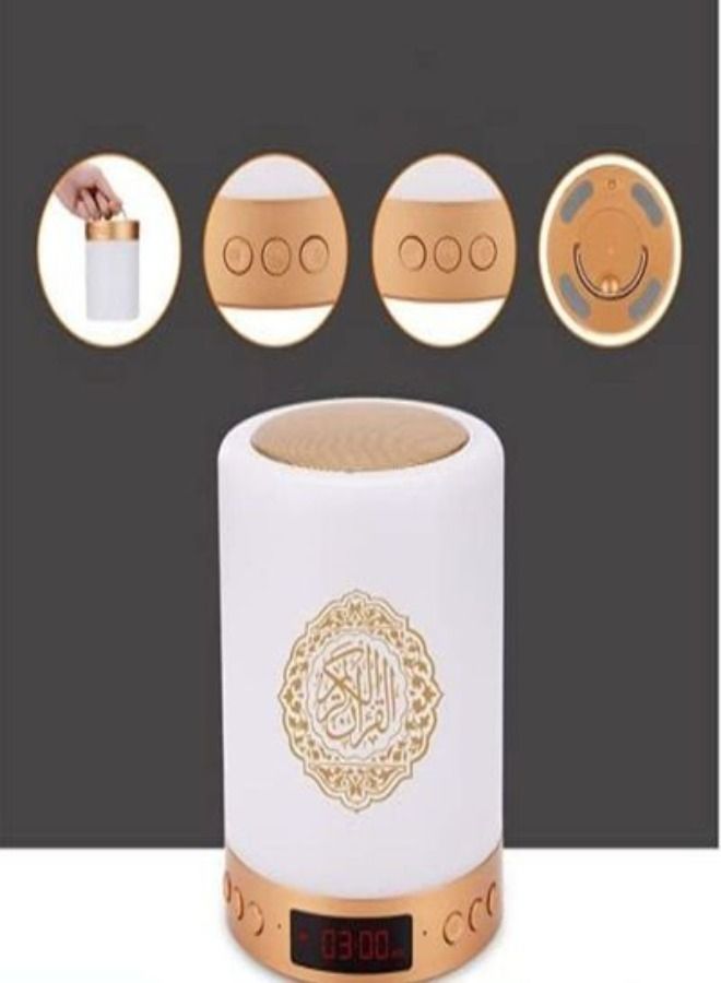 Portable LED Touch Night Light Quran Bluetooth Speaker Lamp with Remote - Image 3