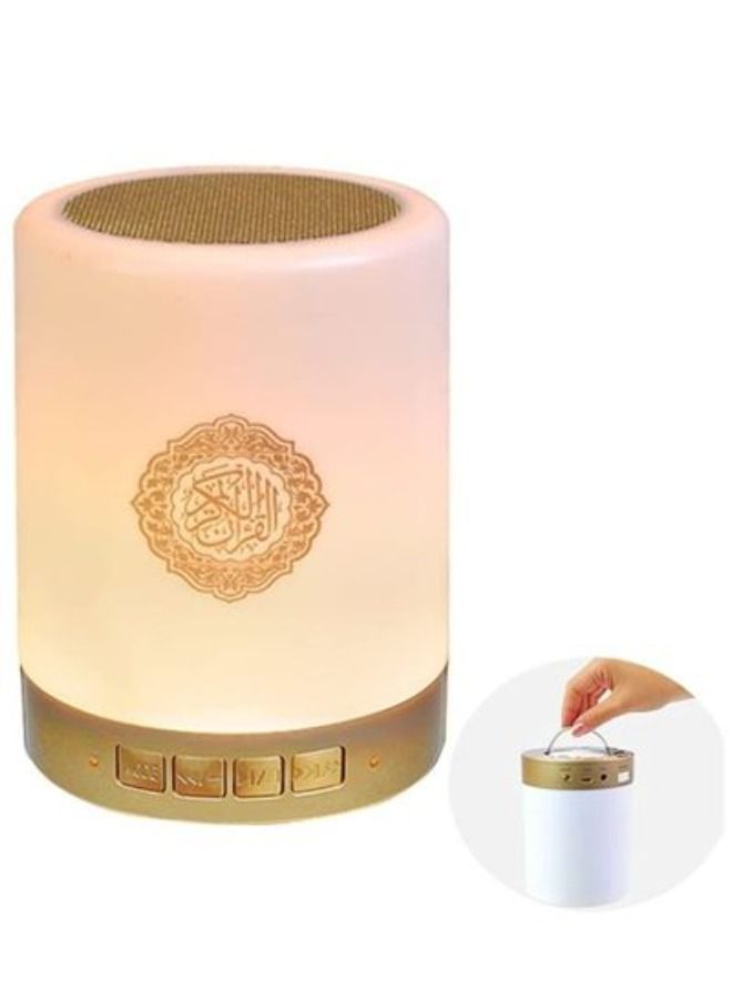 Portable LED Touch Night Light Quran Bluetooth Speaker Lamp with Remote - Image 1