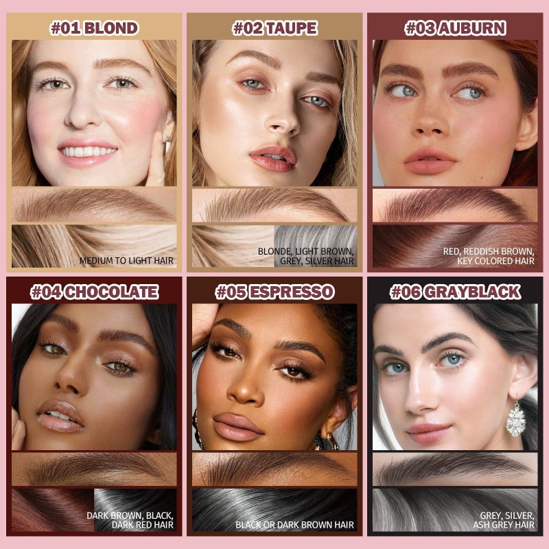 Anglicolor Upgraded Liquid Microblading Eyebrow Pen,Teardrop Angled Micro Eyebrow Brush To Microblading Eyebrow,Hair-Like Strokes,Natural Easy To Color Long Lasting Quick Drying (#04Chocolate) - Image 2