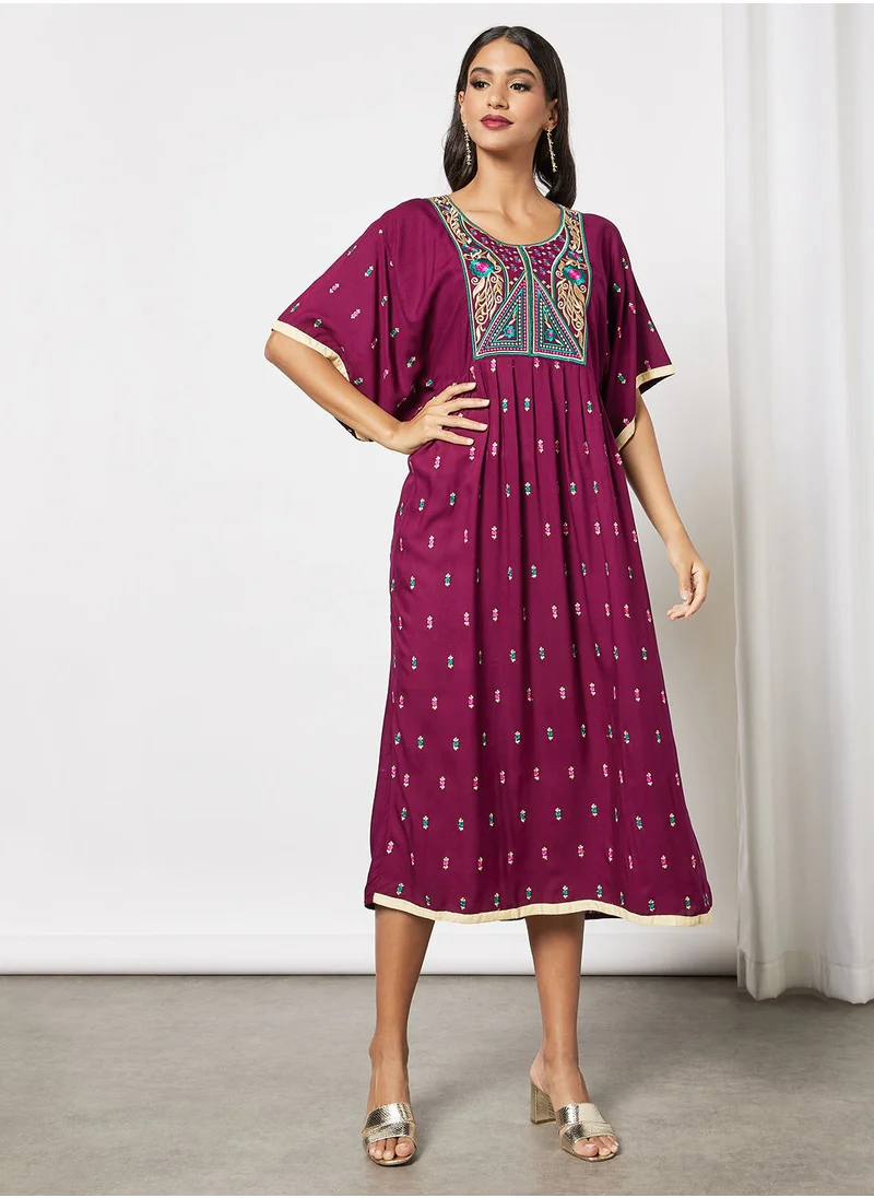 HANA & SARA Classic Embroidered Jalabiya