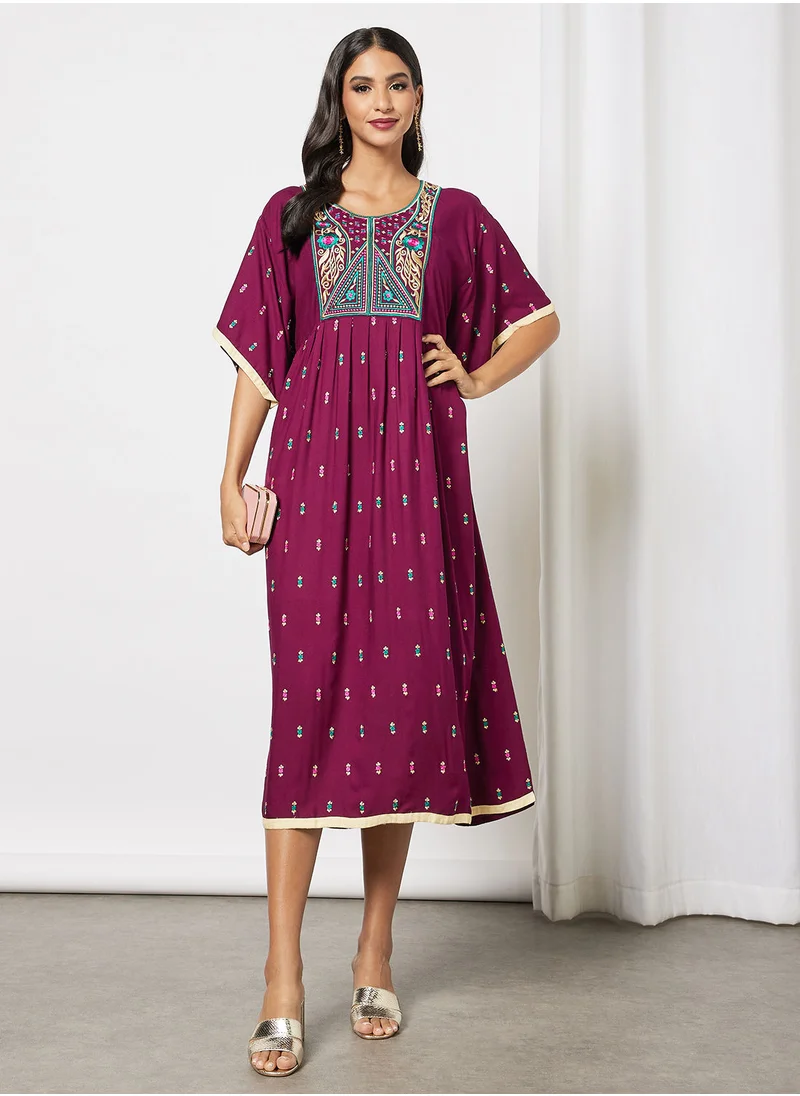 HANA & SARA Classic Embroidered Jalabiya