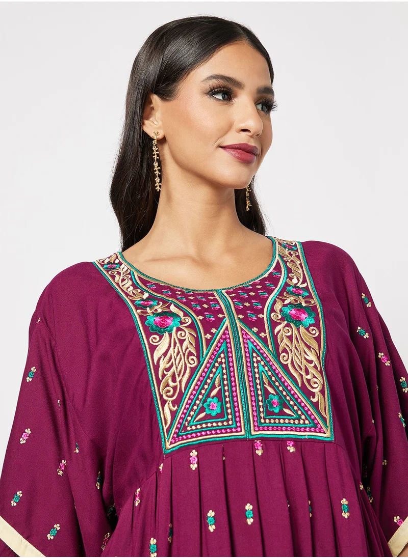 HANA & SARA Classic Embroidered Jalabiya
