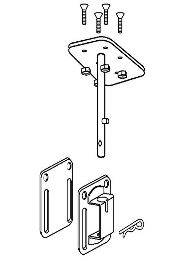 MAGMA T10-340 Single Square/Flat Rail Mount (Gourmet Series Grill Only), Multi, One Size - Image 3