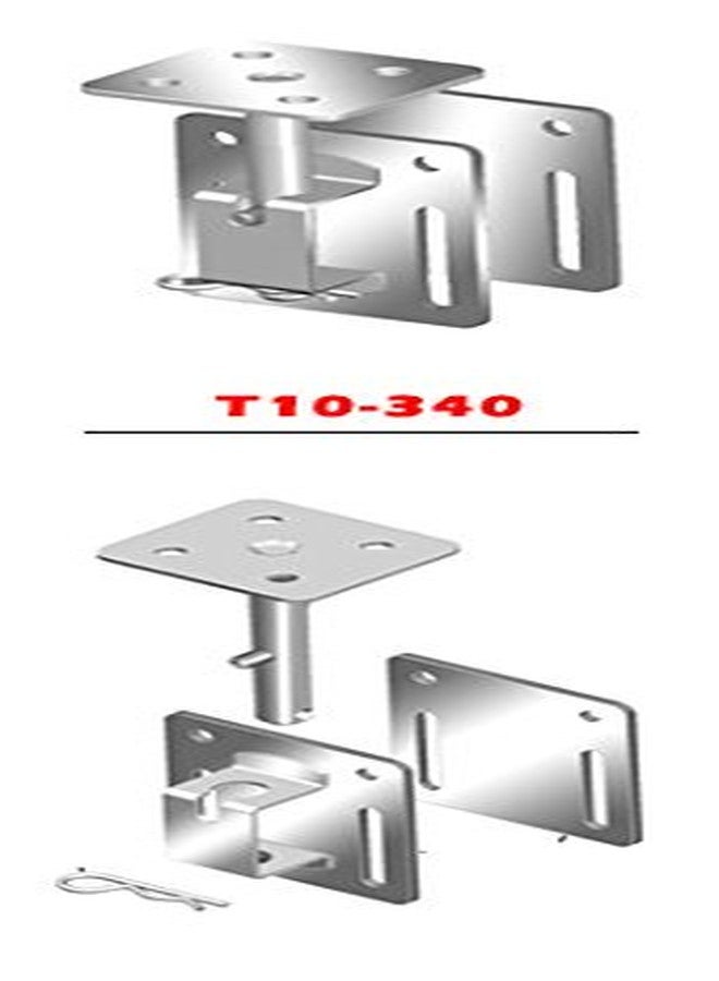 MAGMA T10-340 Single Square/Flat Rail Mount (Gourmet Series Grill Only), Multi, One Size - Image 4