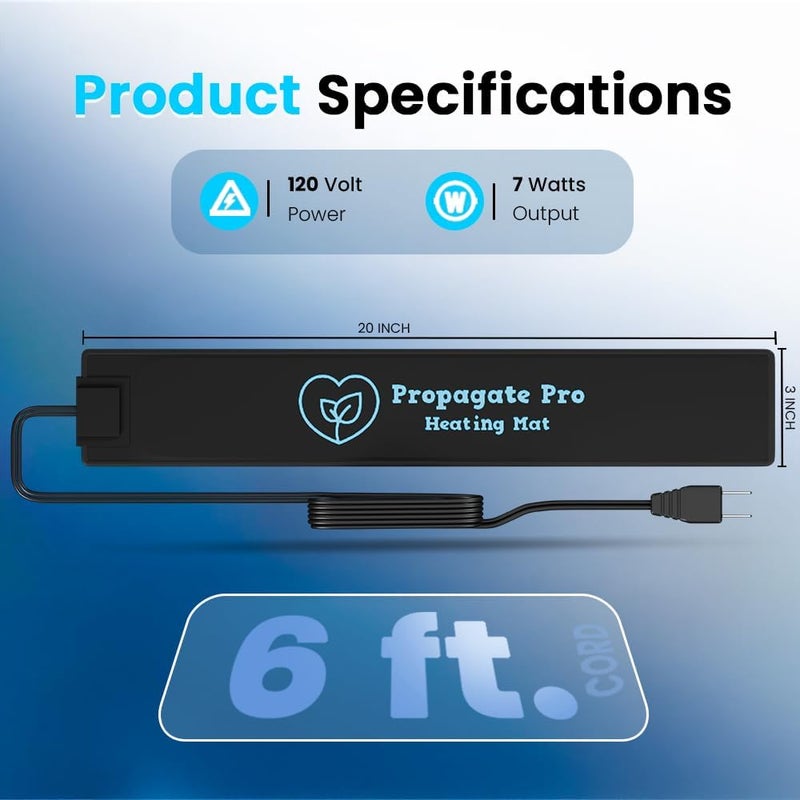 Propagate Pro Wrap Around Kombucha Heater Belt | Brewing and Fermentation Heat Mat Warmer | Keeps Your SCOBY Happy and Productive with Stickon Thermometer - Image 5