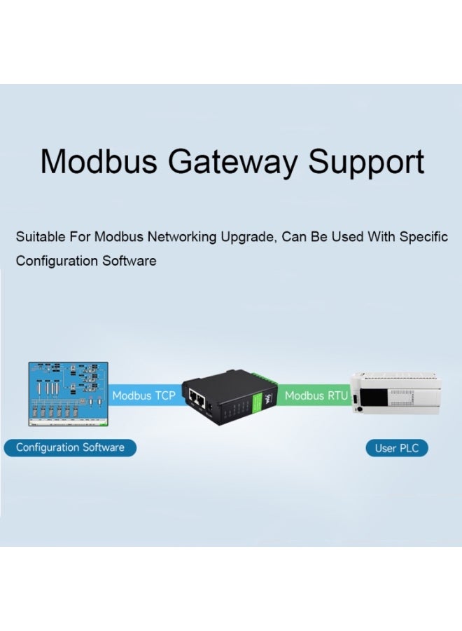 Waveshare RS232 RS485 To RJ45 Ethernet Serial Server - RS232 RS485 To ETH (B) - Image 4