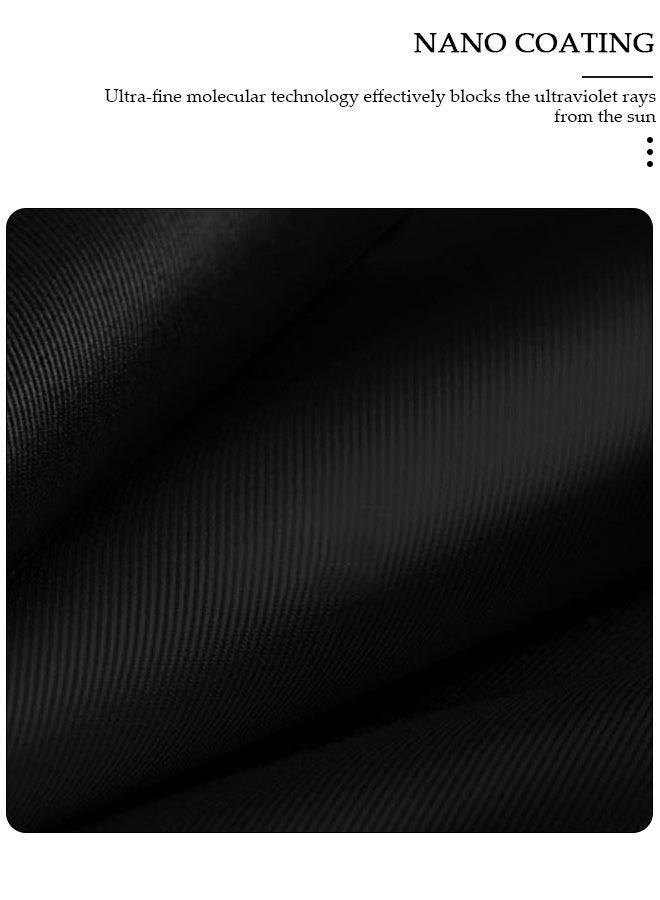 DUNISO Newspaper Print Sun Protection Umbrella,UPF 50+,Travel Umbrella UV Protection Sun 99%,Sunscreen Sun Umbrella Women's Sun and Rain dual-use Folding umbrella Automatic Open - Image 5