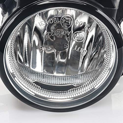 DLAA Fog Lights Compatible with Honda Pilot 2012 2013 2014 Fog Lamps Assembly Replacement Clear Lens - Image 4