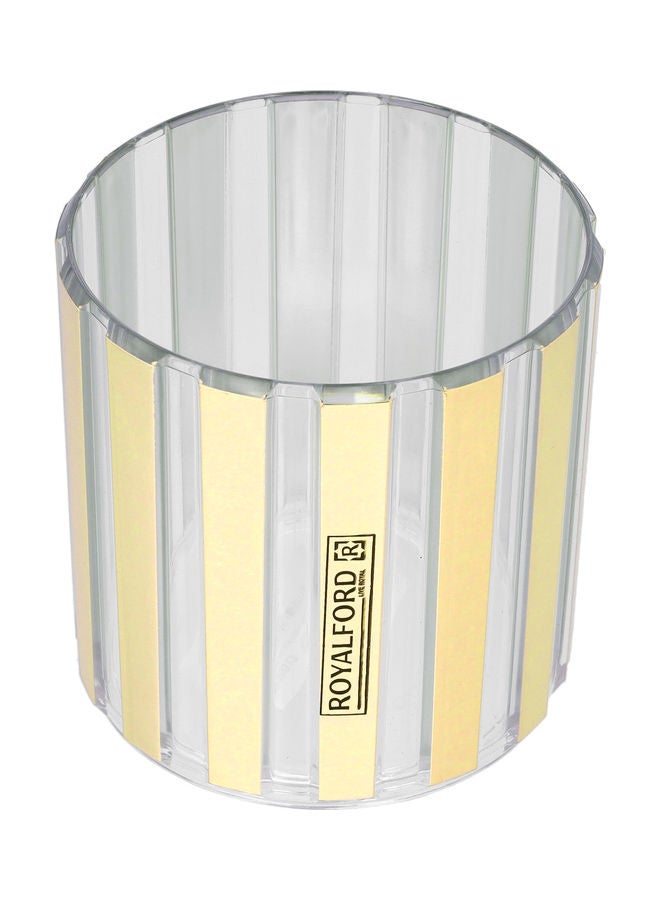 Royalford Aqua Gold Airtight Canister 500Ml Yellow Bpa Free Yellow/White 500ml - Image 5
