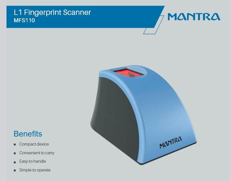 Cables Kart Mantra MFS110 L1 Fingerprint Scanner - Image 2