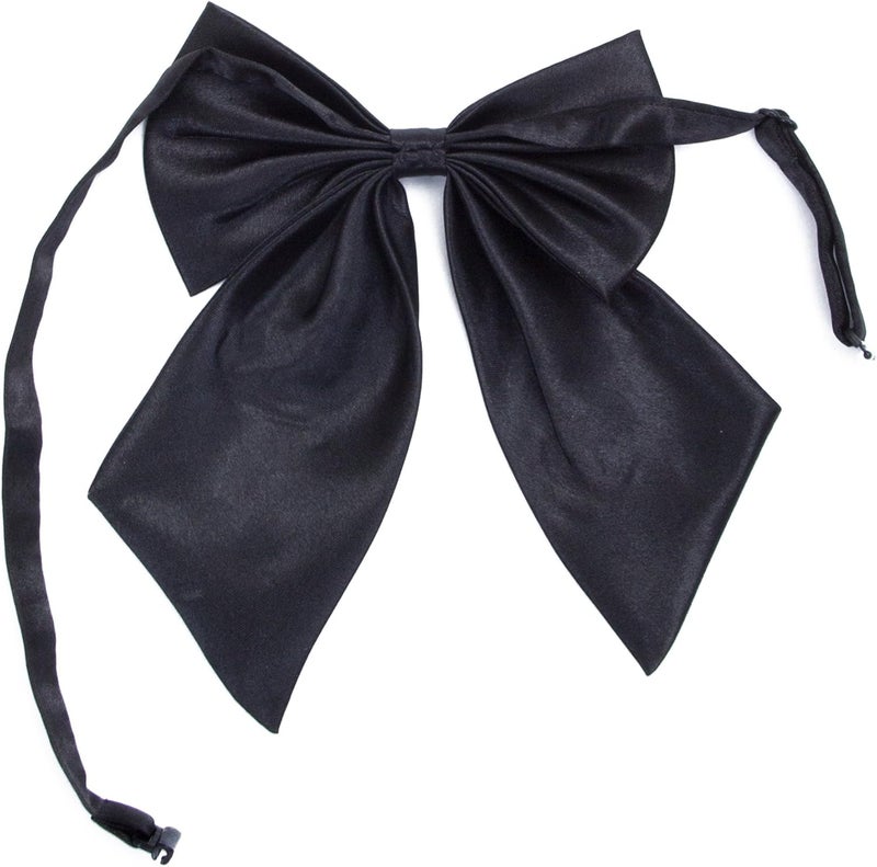 Kajeer Ladies Girl Bowknot Bow Tie - Adjustable Pre-tied Solid Color Handmade Bowties for Women Costume Accessory - Image 3