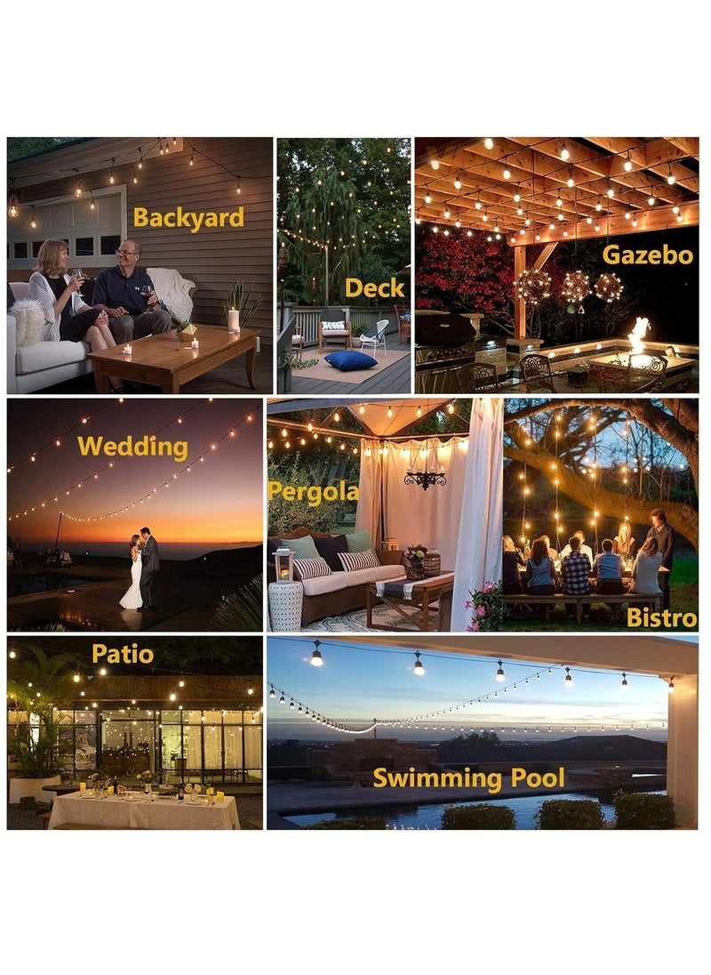 33FT Outdoor String Lights, 10 Meter 20 Hanging Sockets Decorative Lights for Outdoor Garden - pzsku/Z21B46BF6DC9B7F921EB2Z/45/_/1731426824/6f767d42-47a6-472f-9783-d8af854c47ac
