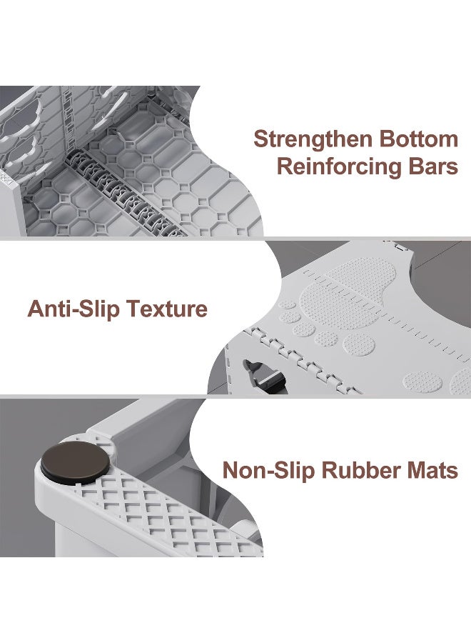 Foldable Toilet Squatting Stool, 7-Inch Portable Bathroom Step for Adults & Kids - Image 4