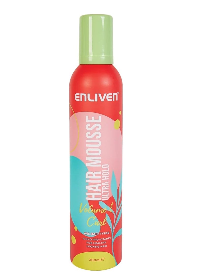 ENLIVEN Ultra Hold - Hair Mousse - 300ml - Image 1