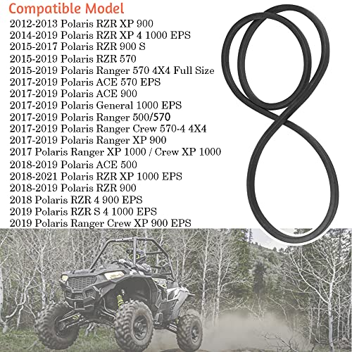 Bentolin Belt Box Seal Drive Clutch Cover Gasket Compatible for Polaris Ace RZR 1000 XP 900 S Ranger 900 1000 - Image 3