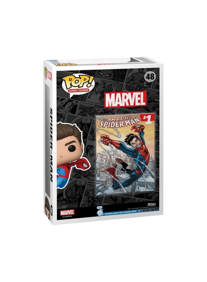 Funko فانكو بوب! غلاف كوميك: مارفل - الرجل العنكبوت المذهل #1 - الرجل العنكبوت - تمثال فينيل قابل للجمع - فكرة هدية - منتجات رسمية - للأطفال والكبار - لمحبي مارفل - تمثال لجمع المتعلقات - Image 3