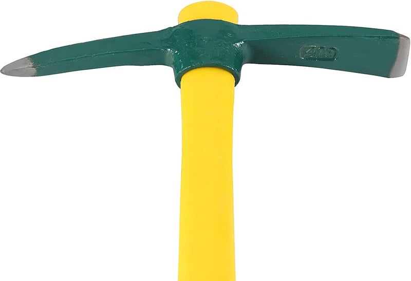 ZOENHOU 2 PCS 15 x 10 Inch Garden Pick, Heavy Duty Cutter Mattock Hoe with Fiberglass Handle, Pick Axes for Digging Stumpy Flower Beds - Image 3