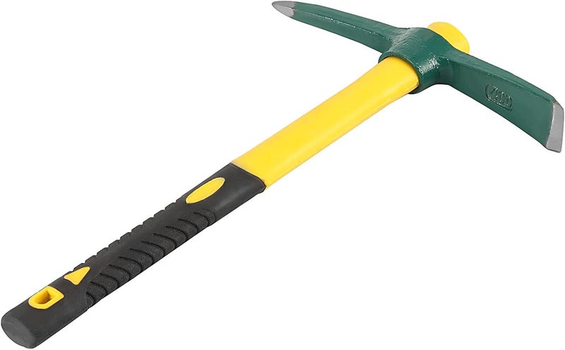 ZOENHOU 2 PCS 15 x 10 Inch Garden Pick, Heavy Duty Cutter Mattock Hoe with Fiberglass Handle, Pick Axes for Digging Stumpy Flower Beds - Image 4