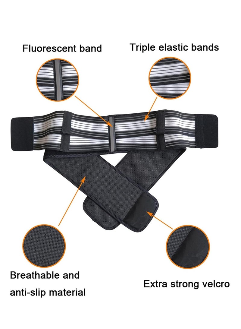 GUDOO Sacroiliac Hip Belt for Men and Women That Alleviates Sciatic Lower Back Pain Back Brace Provides SI Joint Pelvic Support Nerve Compression and Stability Trochanter Brace  - Image 4