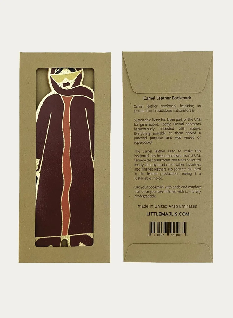 Little Majlis Camel Leather Bookmark,  Fashionista
