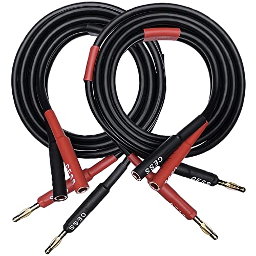 CNCESS CESS-029-3f Banana Extension Cable, 4mm Banana Female to Male, Silicone Cable, 2 Pack (3 Feet) - Image 5