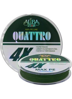AlbaStar Quattro X4 Green Rope Fishing Line 300 mt 