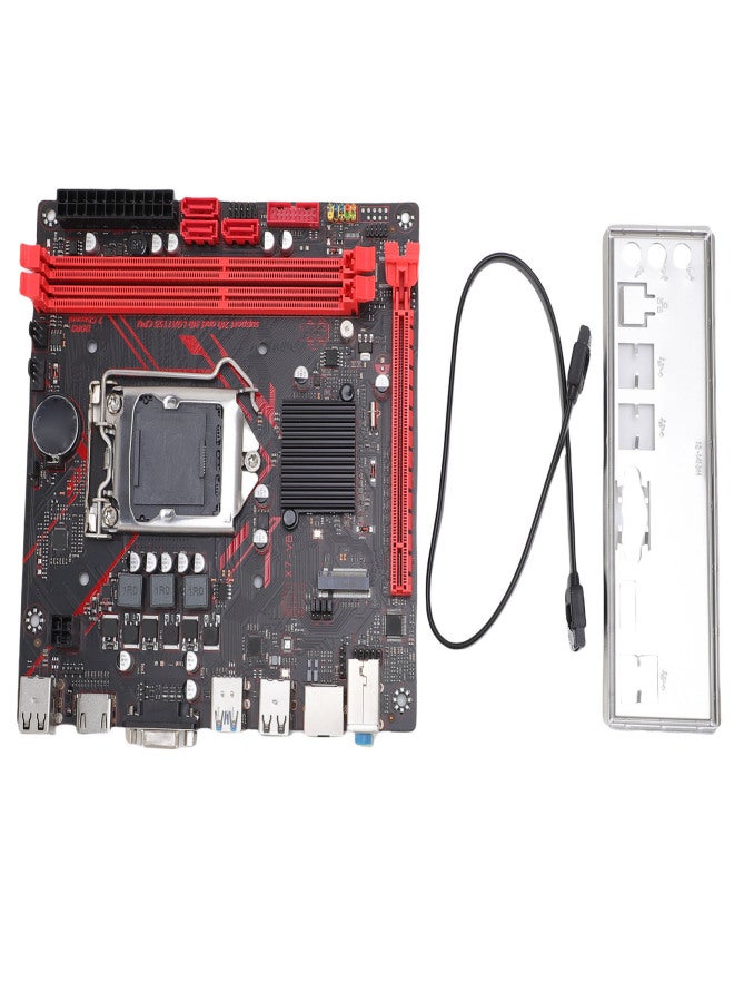 لوحة أم B75 للتعدين، متوافقة مع مقبس LGA1155، بسرعة 6 جيجابت في الثانية، بحجم ITX، مزودة بمنفذي DDR3 وثلاثة منافذ Serial ATA 2.0، تدعم دقة 1920x1080 بمعدل 60 هرتز، ووحدة تخزين M.2 NVME - Image 1