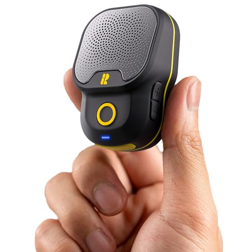 Rythflo Wearable Bluetooth V53 Speaker 30H Working Time ClipOn Wireless Jobsite WaterResistant TWS Portable Speaker IPX7 Waterproof Builtin ENC Mic for HandsFree MusicCalls - Image 1