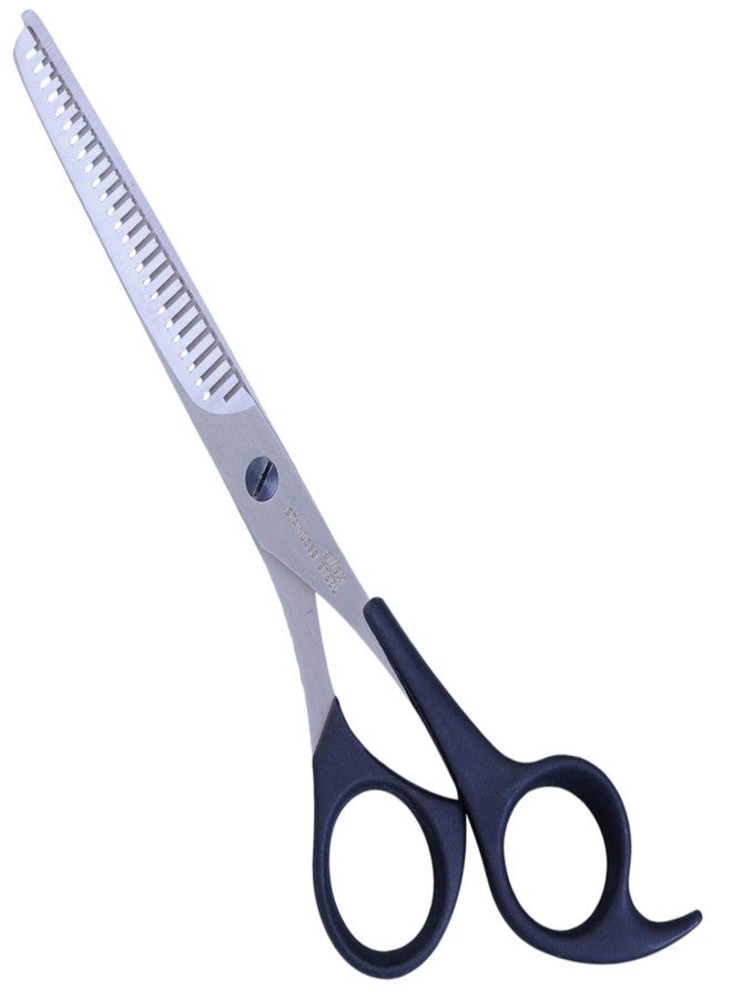 ALLEX\アレックス ALLEX Japanese Self Hair Thinning Scissors 7 Inch for Men and Women, Home Haircut Texturizing Scissors, Japanese Stainless Steel, Black, Made in JAPAN - Image 1