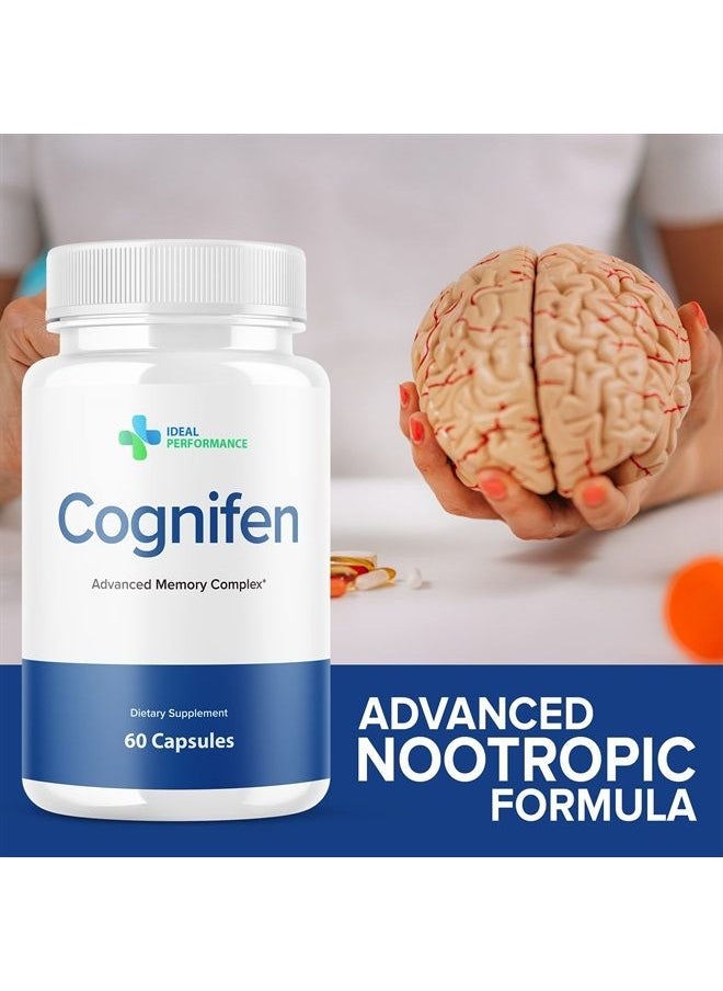 IDEAL PERFORMANCE - Cognifen Memory Supplement Pure Advanced Memory Complex Nature Brain Support Extra Strength (5 Pack - 300 Capsules) - Image 1