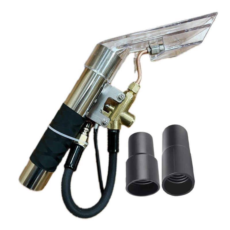 Baerkian Carpet Cleaning Extractor with Clear Head for ShopVac Most Portable Carpet Attachment Upholstery and Auto Detailing Tool Hand Wand Extractor Vacuum Hose Kit - Image 2