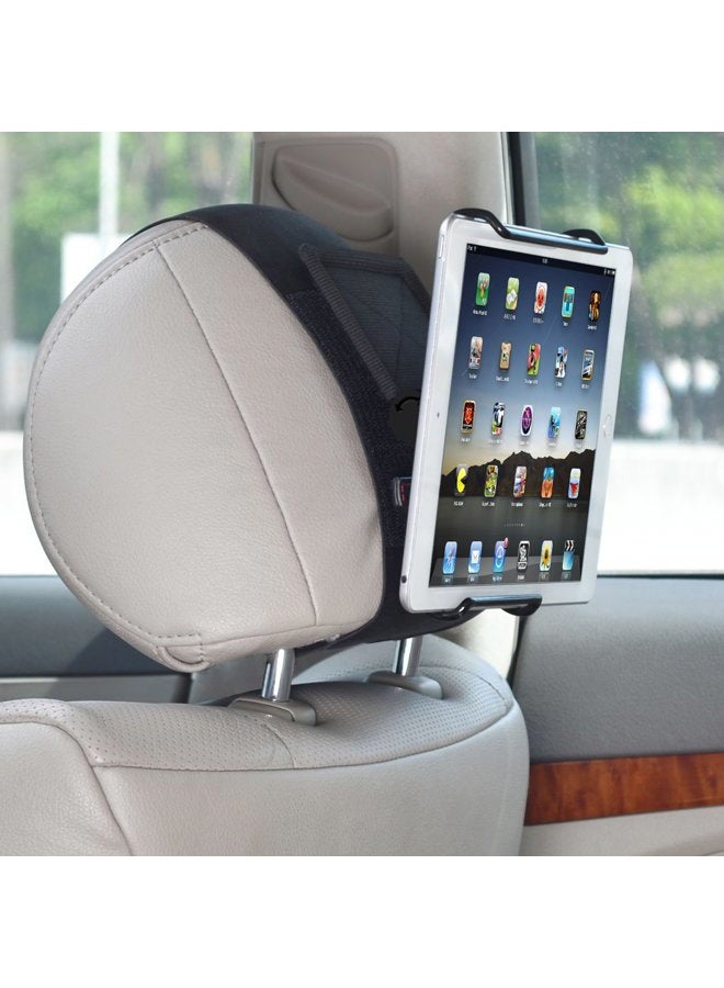 TFY Universal Car Headrest Mount Holder with Angle- Adjustable Holding Clamp for 6-12.9 Inch Tablets - Image 4