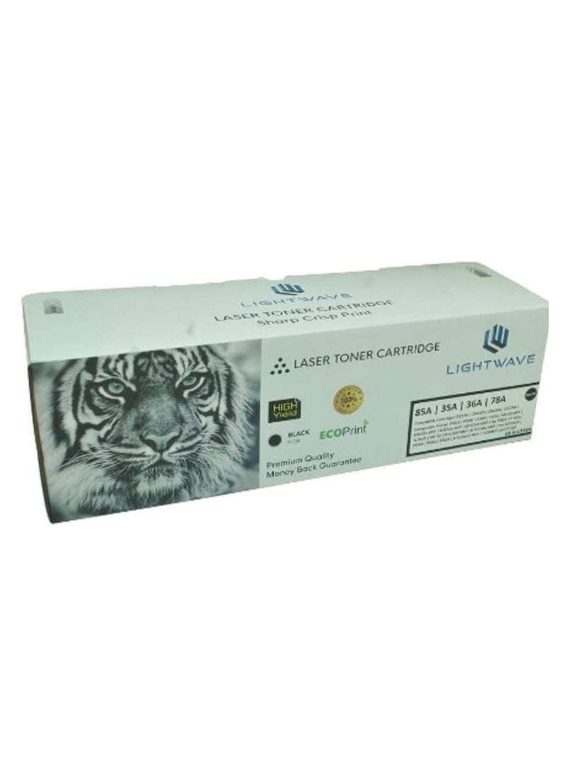 Light Wave LIGHTWAVE LASER TONER CARTRIDGE LW-H-UT85A -35A/36A/78A/85A BLACK 