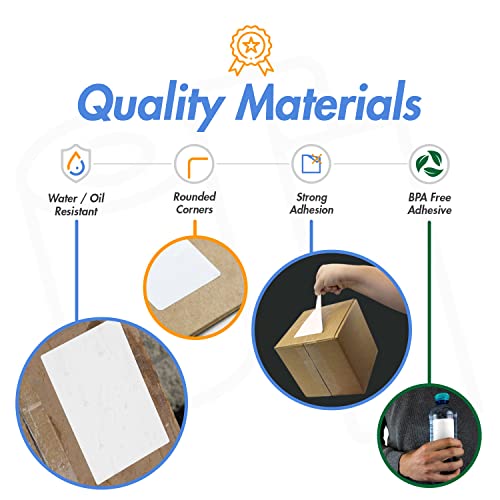 OfficeSmartLabels 2" x 2" Square Direct Thermal Label - Compatible with Rollo Label Printer & Zebra Desktop Printers – 1” Core, Multipurpose Candle QR Barcode Sticker, Adhesive & Perforated - 4 Rolls, 750/Roll - Image 2