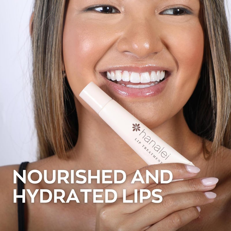 Hanalei Hydrating Lip Treatment Balm â€“ Cruelty-Free, Paraben-Free Moisturizer for Severely Dry, Chapped Lips â€“ Kukui Oil, Shea Butter & Grapeseed Oil â€“ Clear Tint, Travel-Size 3-Pack (5ml X 3) - Image 2
