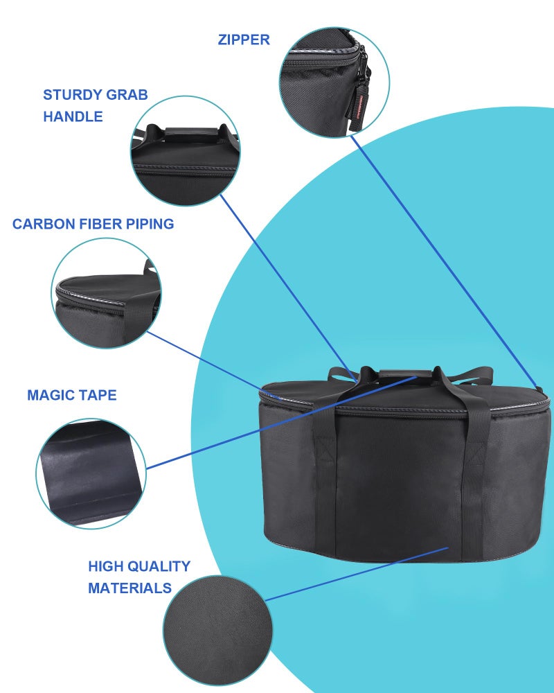 Hutexico Luggage Bag for Can Am Spyder RT, Removable Rear Trunk, Waterproof Trunk Organizer for Can Am Spyder F3T, F3L (All Years) & RT Models (2020+) - Image 4