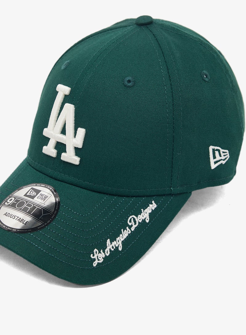 NEW ERA 9Forty Los Angeles Dodgers Visor Script Cap - Image 3