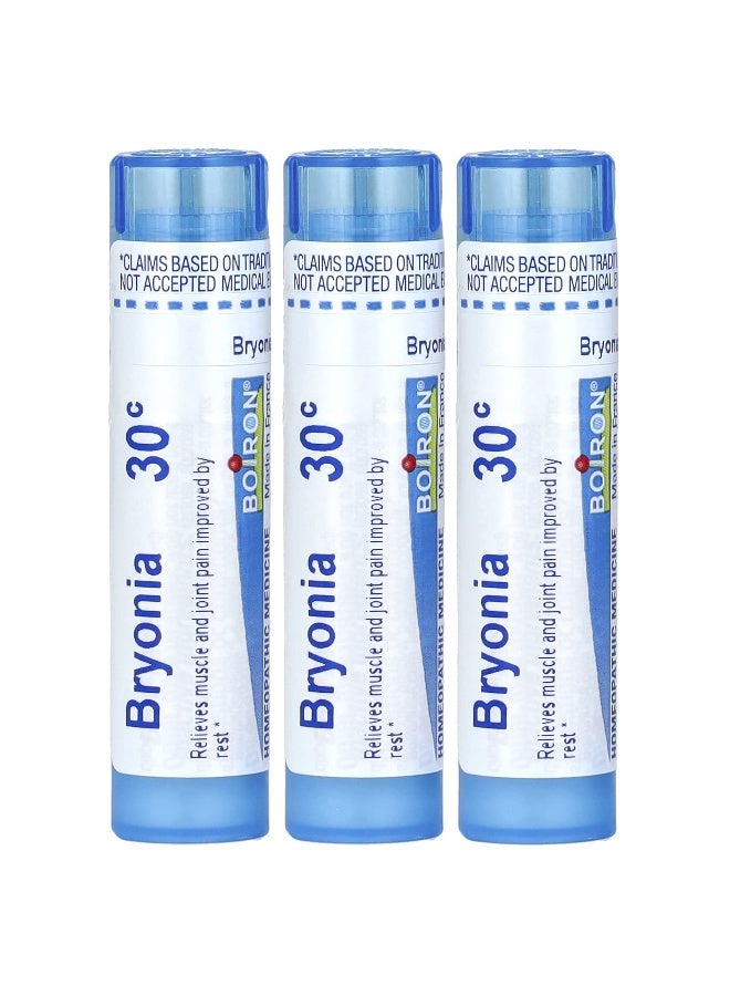 Boiron, Bryonia, Pain Relief, Meltaway Pellets, 30C, 3 Tubes, 80 Pellets Each (Packaging may vary) - Image 3