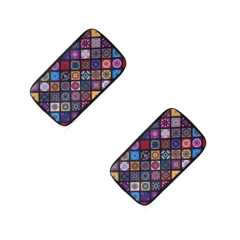 2 pcs Car Armrest Cover Multi-purpose Cushion Car Armrest Pad Vehicle Armrest Mat - Image 1