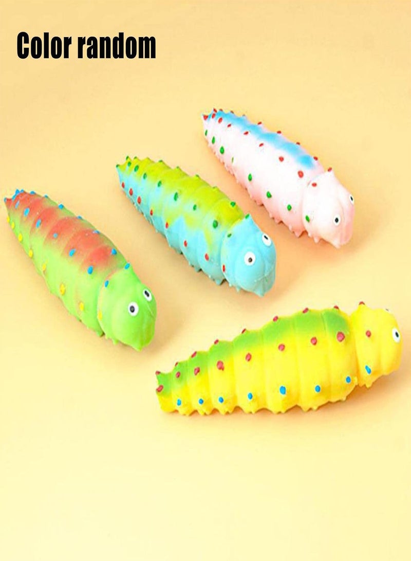 GGOOT Caterpillar Pinch Toy,Children's Favorite Simulation Caterpillar Toy - Cute Caterpillar Flour Ball Great Gift for Kids - Image 2