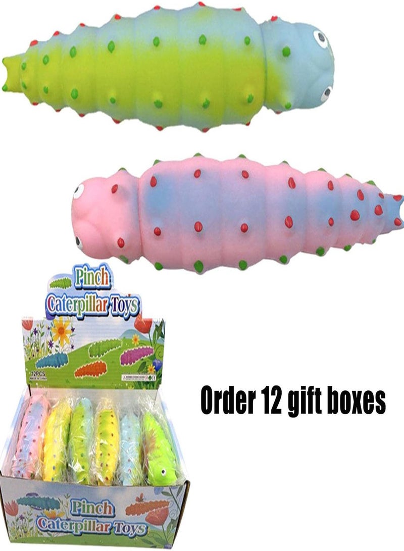 GGOOT Caterpillar Pinch Toy,Children's Favorite Simulation Caterpillar Toy - Cute Caterpillar Flour Ball Great Gift for Kids - Image 5