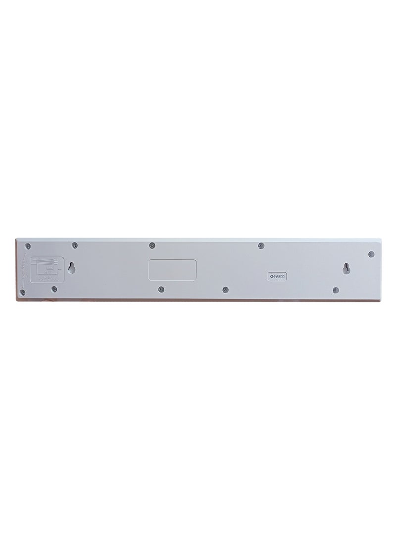 Duravel Duravel 6 Way-Socket Extension Strip, White, Multi-Outlet Power Strip with Individual Switches Without Cable  - Image 4