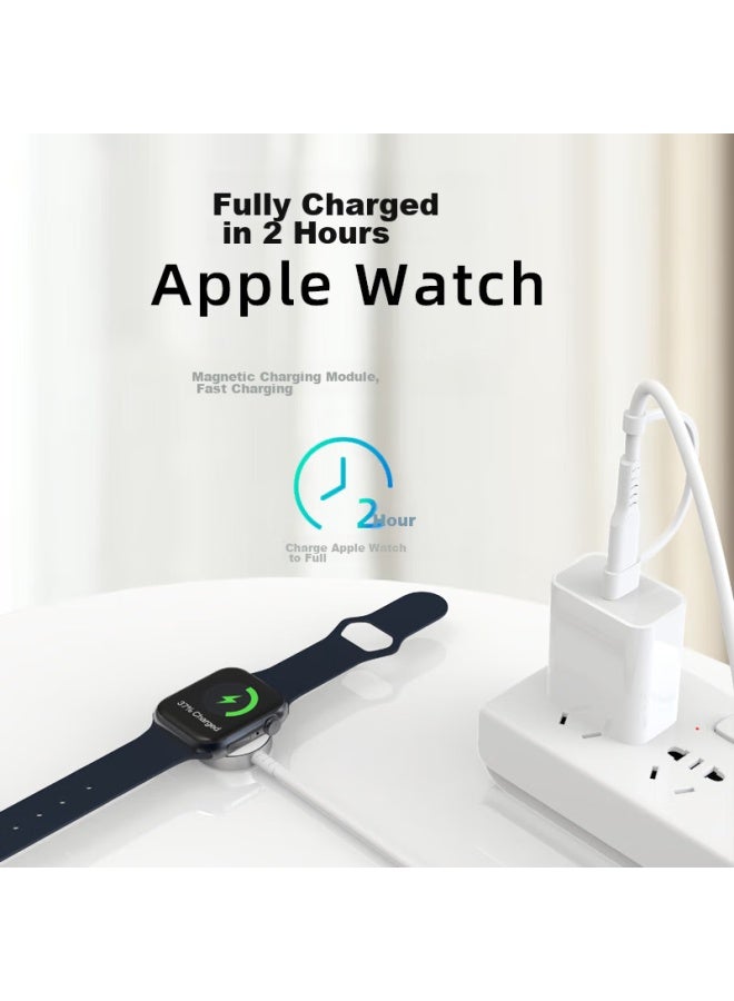 Bkayp Compatible With Apple Watch Charger, Magnetic Wireless Fast Charging For Iwatch S10/9/8/7 Series, Apple Watch Charging Adapter - Image 2